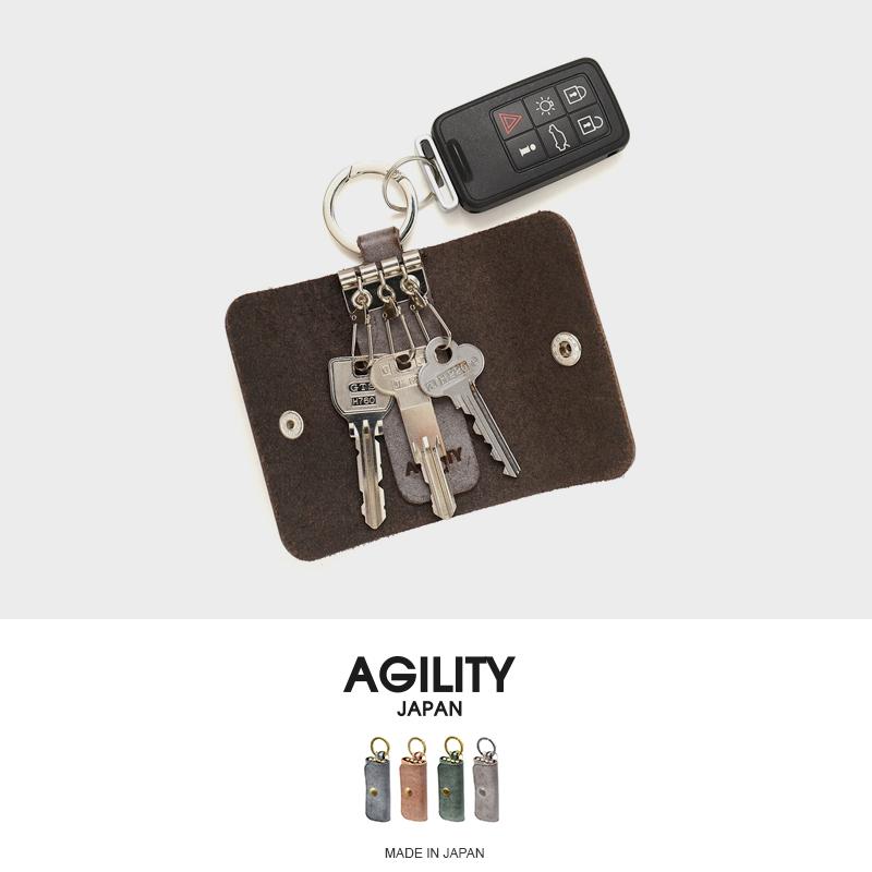 アジリティ キーケース スマートキー メンズ レディース ブランド レザー 小さい 小さめ 革 本革 車 家 ロロマ AGILITY 0349 | AGILITY | 05
