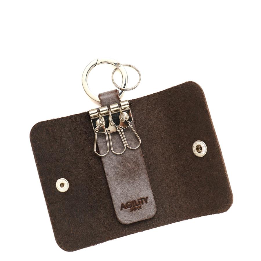最大42% 2/3限定 アジリティ キーケース スマートキー メンズ レディース ブランド レザー 小さい 小さめ 革 本革 車 家 ロロマ AGILITY 0349 | AGILITY | 12