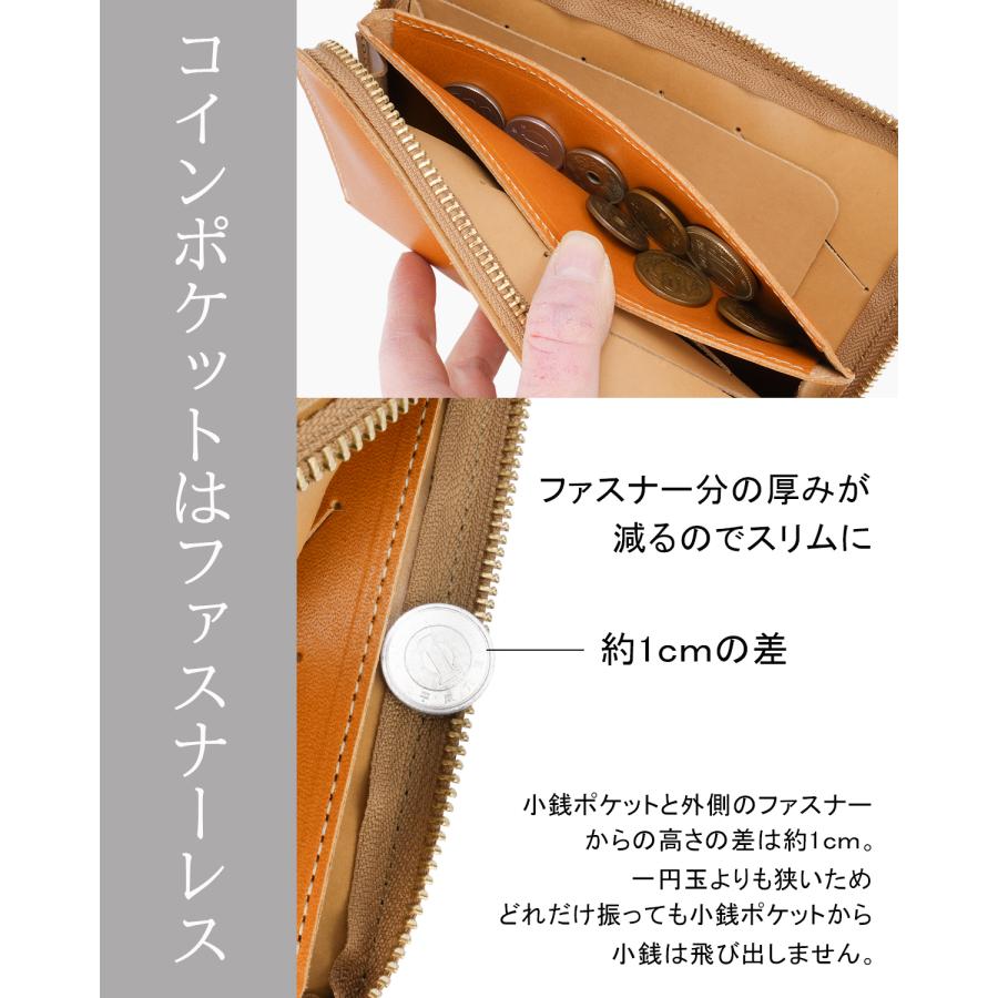 最大55% 2/1まで アジリティ 長財布 レディース メンズ レザー 本革 日本製 大容量 軽量 薄型 薄い財布 ラウンドファスナー ヴァンテアン AGILITY 0382 | AGILITY | 09