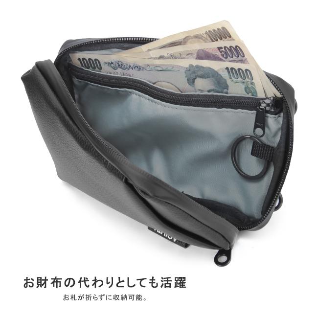 最大42% 2/17まで スマホショルダー スマホポーチ レディース メンズ 本革 軽量 撥水 日本製 斜めがけ 小さめ レザー アジリティ SGシュリンク AGILITY 0529 | AGILITY | 13