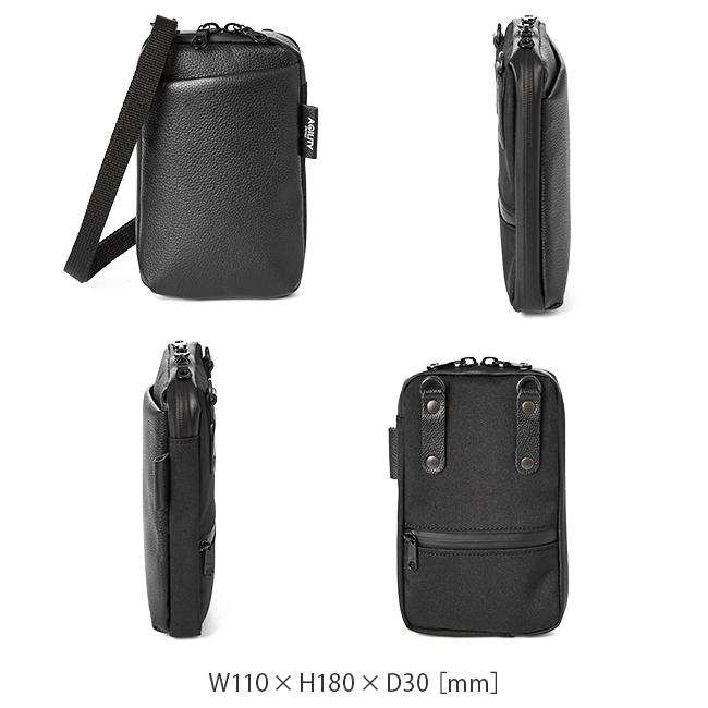 最大42% 3/30限定 スマホショルダー スマホポーチ レディース メンズ 本革 軽量 撥水 日本製 斜めがけ 小さめ レザー アジリティ SGシュリンク AGILITY 0529 | AGILITY | 07