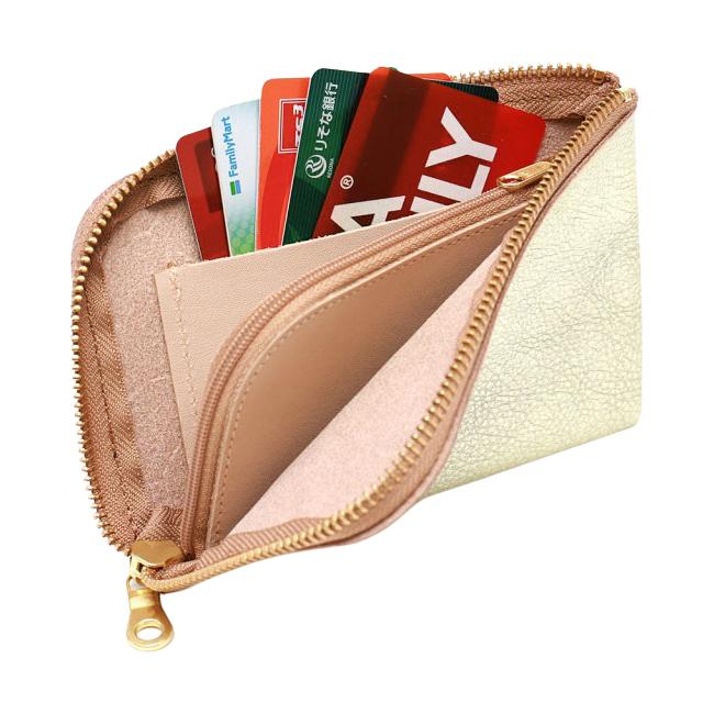 最大42% 2/3限定 アジリティ シルバー ゴールド ミドルウォレット 財布 薄い財布 薄型 L字ファスナー ブランド スリム レザー 本革 レディース AGILITY 0960 | AGILITY | 12