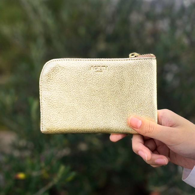 最大42% 2/3限定 アジリティ シルバー ゴールド ミドルウォレット 財布 薄い財布 薄型 L字ファスナー ブランド スリム レザー 本革 レディース AGILITY 0960 | AGILITY | 15