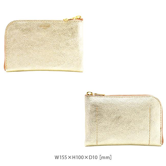 最大42% 2/3限定 アジリティ シルバー ゴールド ミドルウォレット 財布 薄い財布 薄型 L字ファスナー ブランド スリム レザー 本革 レディース AGILITY 0960 | AGILITY | 04