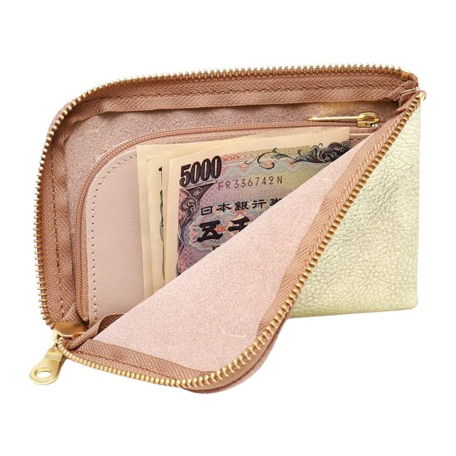 最大42% 2/7限定 アジリティ シルバー ゴールド ミドルウォレット 財布 薄い財布 薄型 L字ファスナー ブランド スリム レザー 本革 レディース AGILITY 0960 | AGILITY | 08