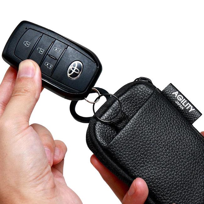 最大42% 2/3限定 アジリティ ミニウォレット ミニ財布 日本製 本革 レザー キーケース スマートキー ポーチ SGシュリンク AGILITY 1141 | AGILITY | 15