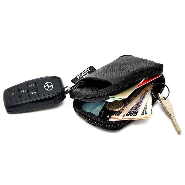 最大42% 2/3限定 アジリティ ミニウォレット ミニ財布 日本製 本革 レザー キーケース スマートキー ポーチ SGシュリンク AGILITY 1141 | AGILITY | 09