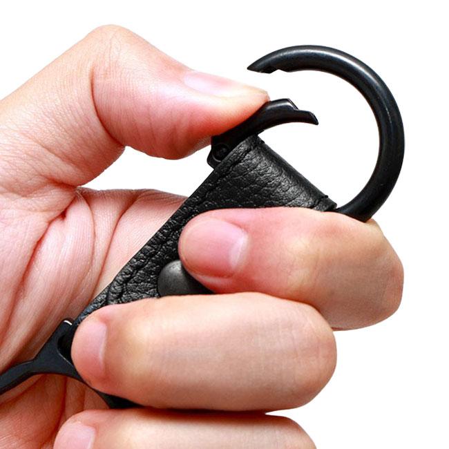 最大44% 3/1まで メール便選択で送料無料 アジリティ ペットボトルホルダー フック カラビナ 日本製 本革 レザー ブランド SGシュリンク AGILITY 1143 | AGILITY | 11