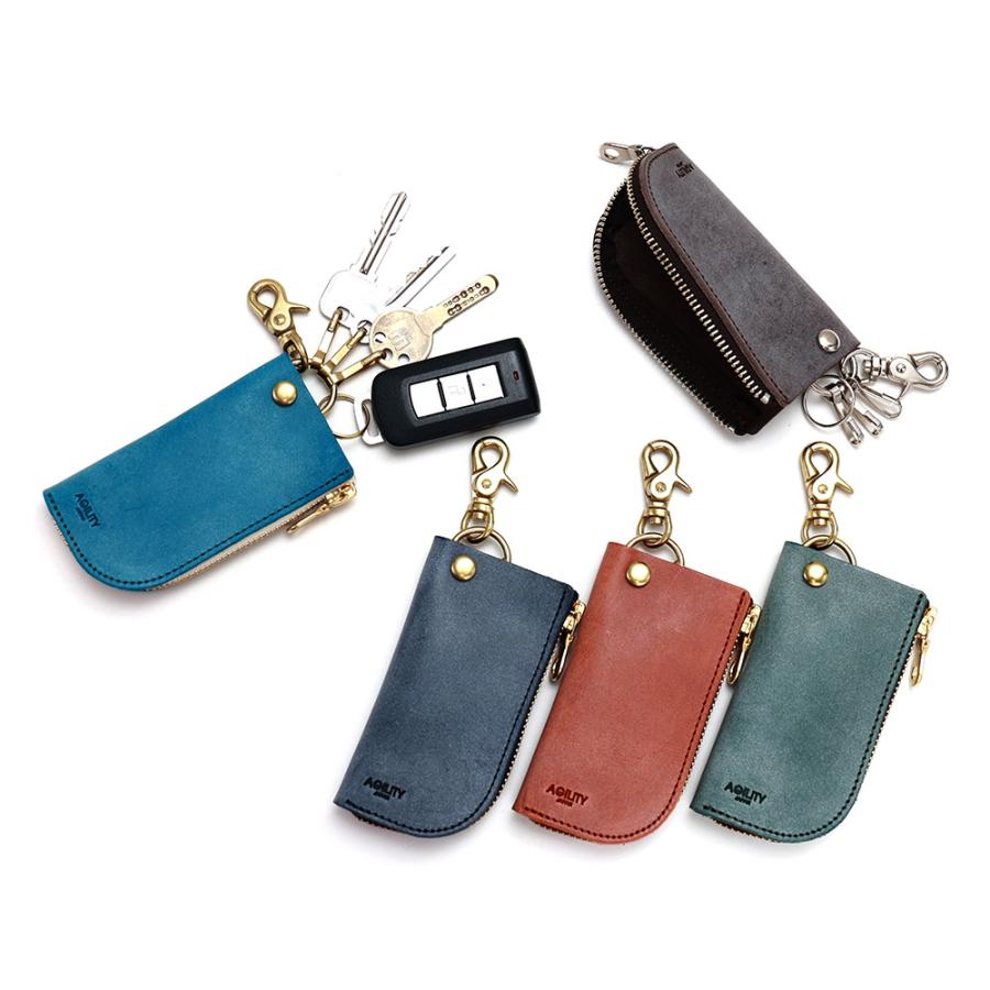 最大46% 2/1まで アジリティ キーケース スマートキー メンズ レディース ブランド レザー 小さい 小さめ 革 本革 車 家 ロロマ AGILITY 1211 | アジリティ アッファ | 18