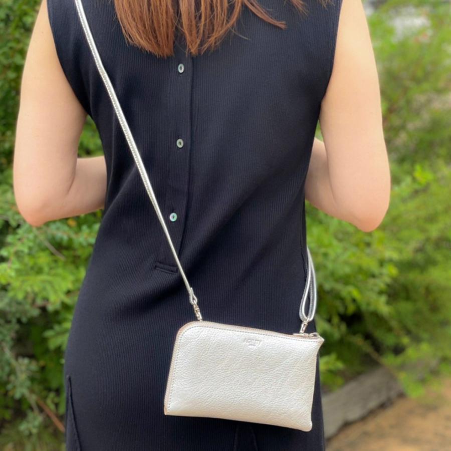 最大42% 8/30限定 アジリティ 財布 長財布 L字ファスナー ゴールド シルバー 金 銀 本革 日本製 AGILITY 1600 | AGILITY | 12