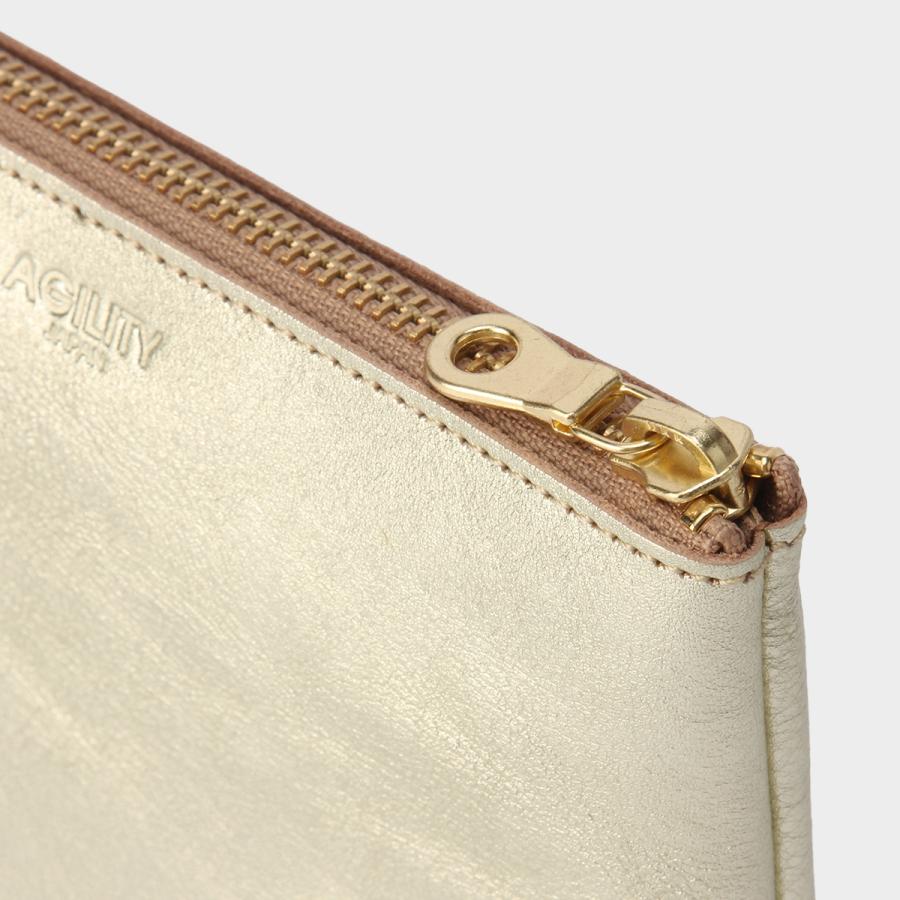 最大42% 4/28から アジリティ 財布 長財布 L字ファスナー ゴールド シルバー 金 銀 本革 日本製 AGILITY 1600 | AGILITY | 17