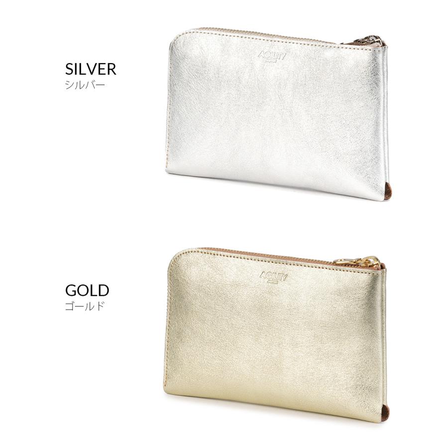 アジリティ 財布 長財布 L字ファスナー ゴールド シルバー 金 銀 本革 日本製 AGILITY 1600 | AGILITY | 04