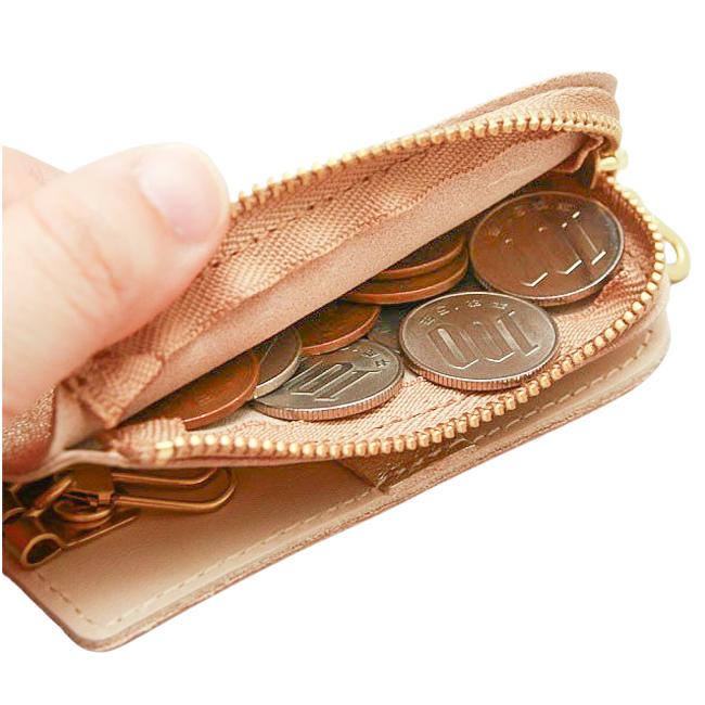 最大41% 3/25限定 アジリティ シルバー ゴールド キーケース 小銭入れ付き 4連 本革 日本製 ブランド レディース AGILITY 1622 | AGILITY | 10