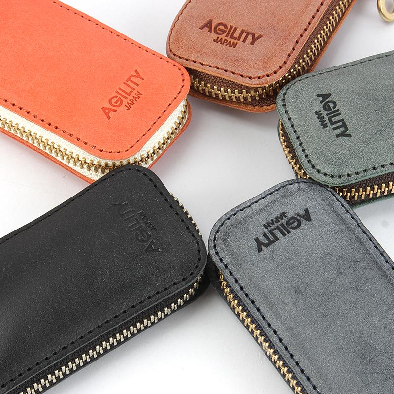 最大42% 2/3限定 アジリティ キーケース スマートキー メンズ レディース ブランド  コンパクト 小型 小さい 小さめ 革 本革 車 家 ロロマ AGILITY 1627 | AGILITY | 08