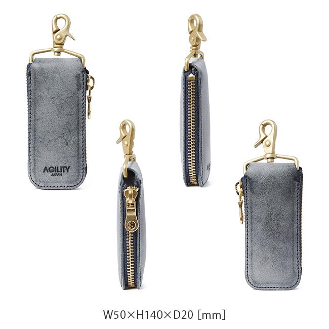 最大41% 1/8限定 アジリティ キーケース スマートキー メンズ レディース ブランド  コンパクト 小型 小さい 小さめ 革 本革 車 家 ロロマ AGILITY 1627 | AGILITY | 11