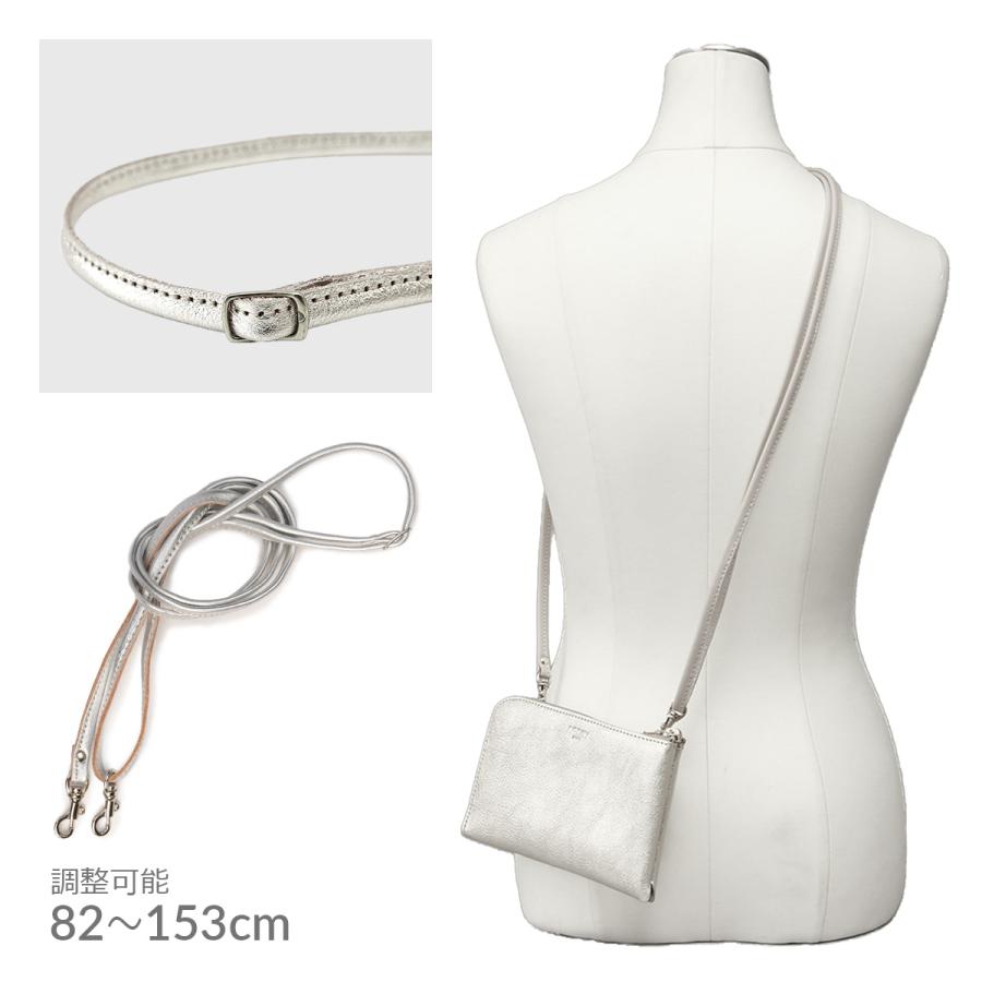 最大42% 2/3限定 メール便選択で送料無料 アジリティ ショルダーストラップ ショルダーベルト シルバー ゴールド 金 銀 単体 本革 日本製 AGILITY aj-2513 | AGILITY | 05