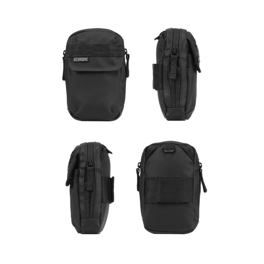最大41% 4/25限定 クローム インダストリーズ パックフォン デバイスポーチ 耐水 ブラッククリンクル CHROME INDUSTRIES PACK PHONE POUCH AJ003 | CHROME | 03