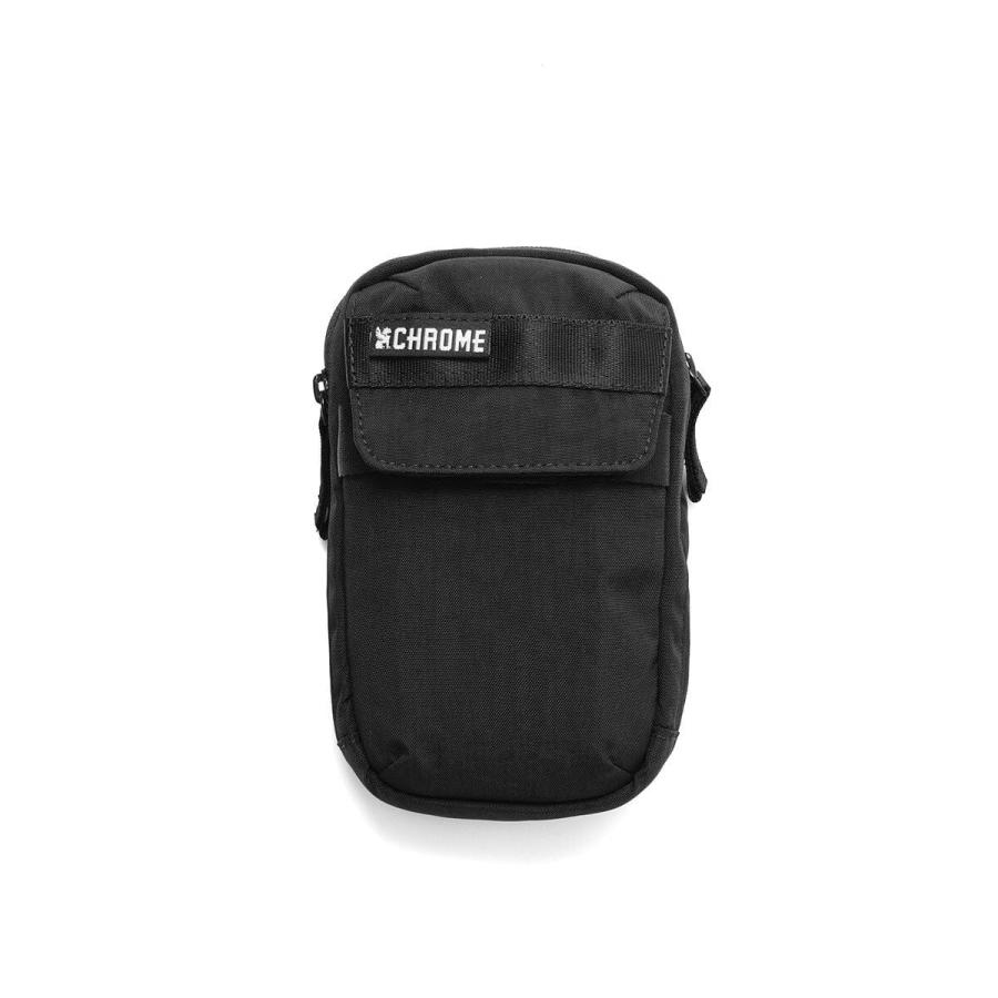 最大42% 6/8限定 クローム インダストリーズ パックフォン デバイスポーチ 耐水 ブラッククリンクル CHROME INDUSTRIES PACK PHONE POUCH AJ003 | CHROME | 05