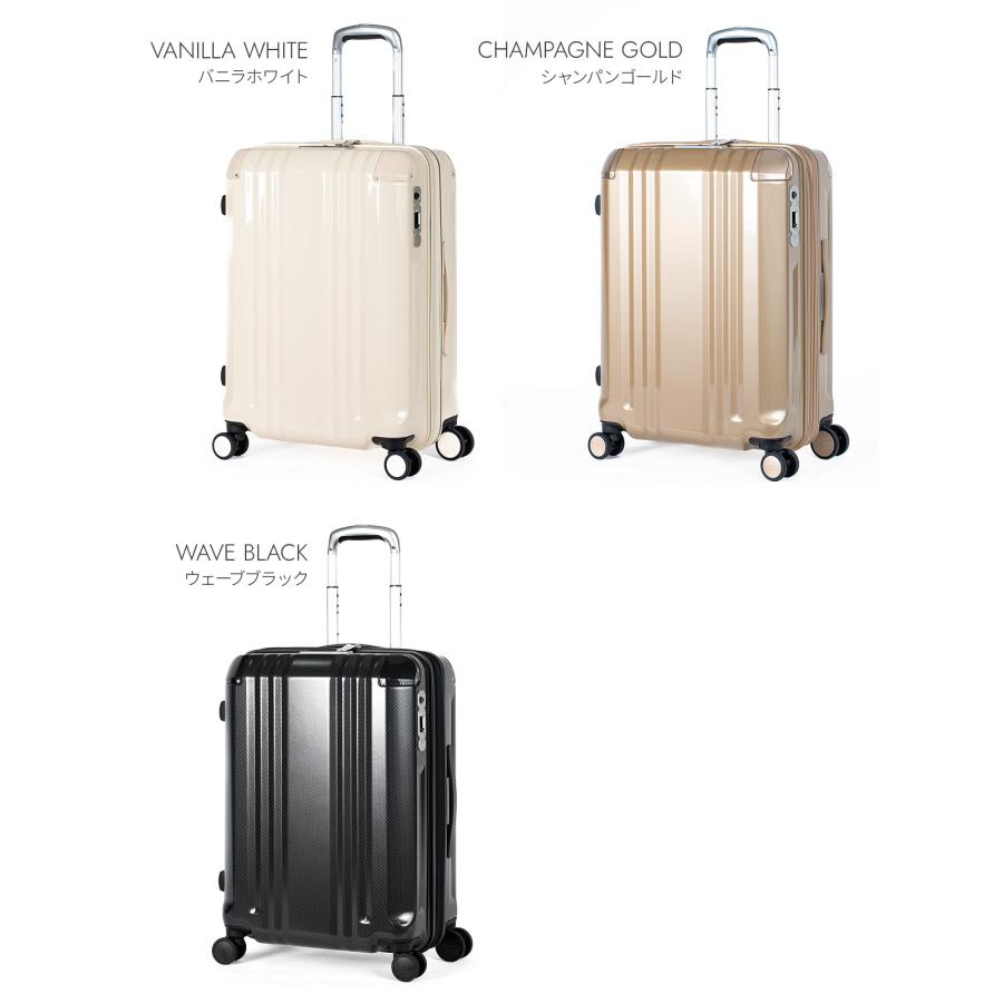 アジア・ラゲージ 最大50% 12/25限定 スーツケース Mサイズ 52L 60L