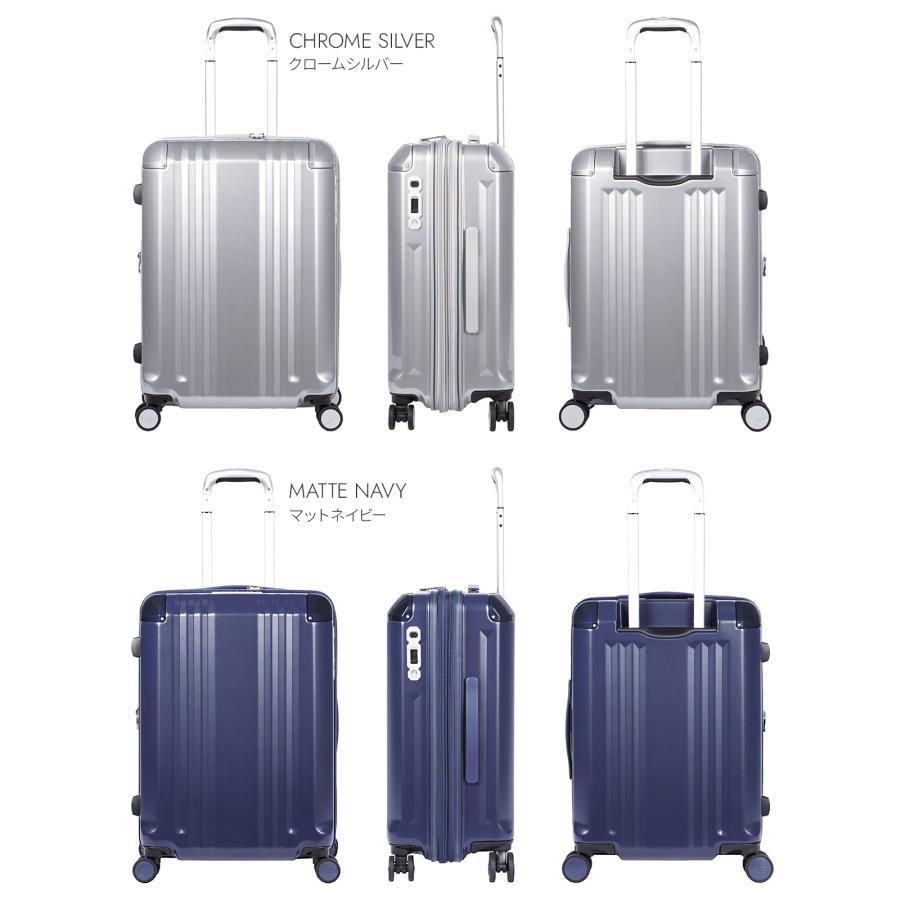 ティンシャ ハイクオリティ　Mサイズ　ケース付き アジア・ラゲージ スーツケース Mサイズ 52L 60L 拡張 ストッパー付き