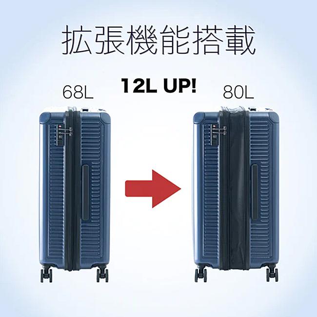 アジア・ラゲージ 最大51% 2/11限定 スーツケース Mサイズ 68L 軽量