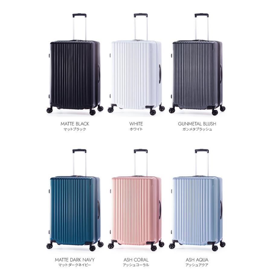 A.L.IスーツケースM/52L/ALI-6060TP/アッシュアクア/未使用 アジア・ラゲージ 最大52% 9/11から スーツケース Mサイズ Lサイズ 71L