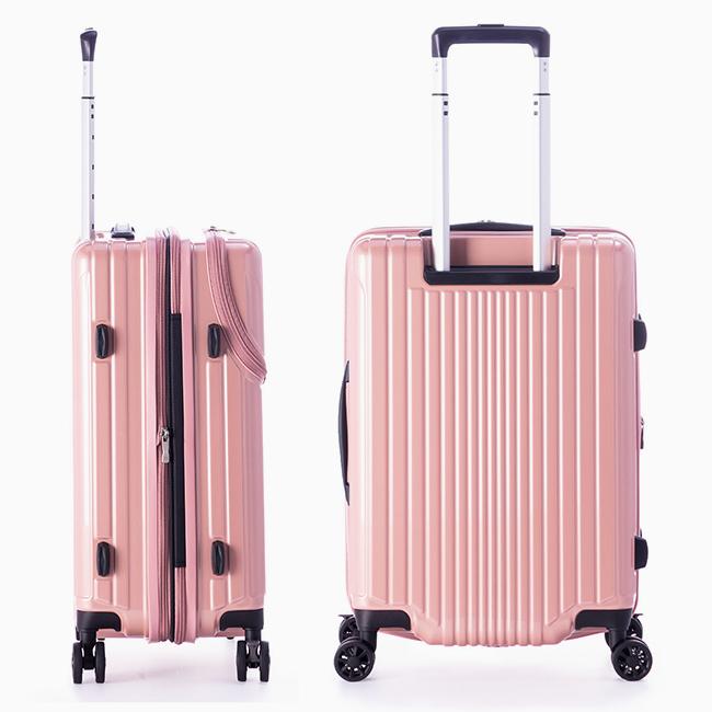 アジア・ラゲージ スーツケース Mサイズ 52L フロントオープン