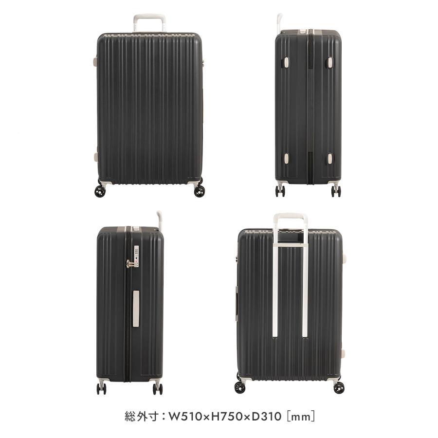 アジア・ラゲージ 最大51% 2/8限定 スーツケース Lサイズ LL 96L 大