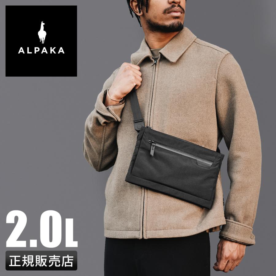 Alpaca 最大51% 6/8限定 アルパカ サコッシュ 2L 軽量 メンズ