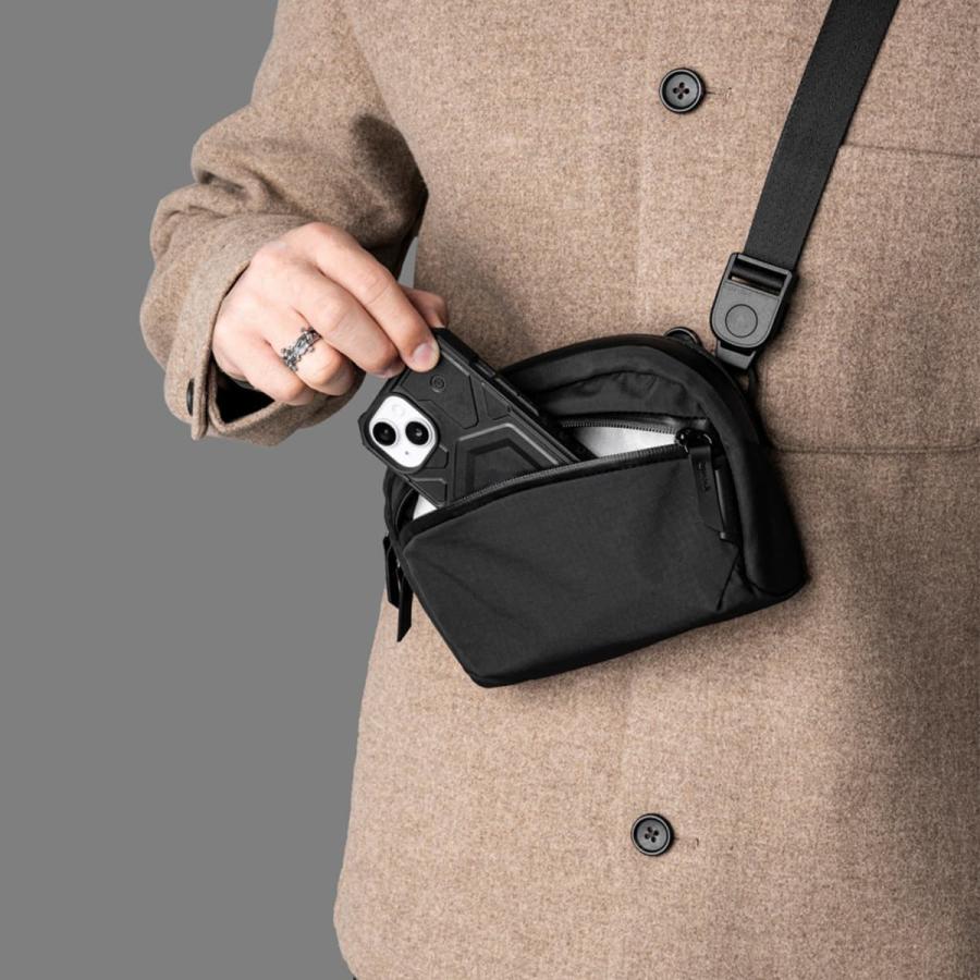 ALPAKA メッセンジャーバッグ ブラック美品♪ ALPAKA アルパカ機能性 メッセンジャーバッグ