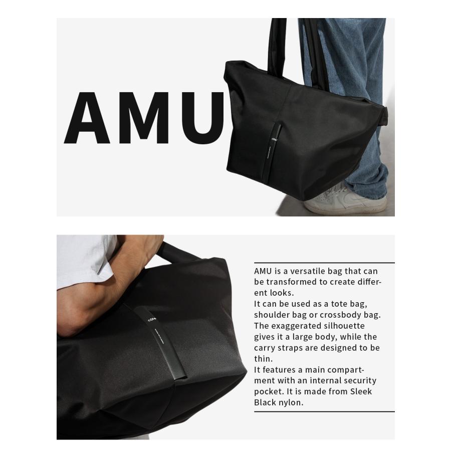 【蒼太郎】Cote&Ciel/コートエシエル　salm/トートバッグ AMU SLEEK BLACK côte&ciel Official