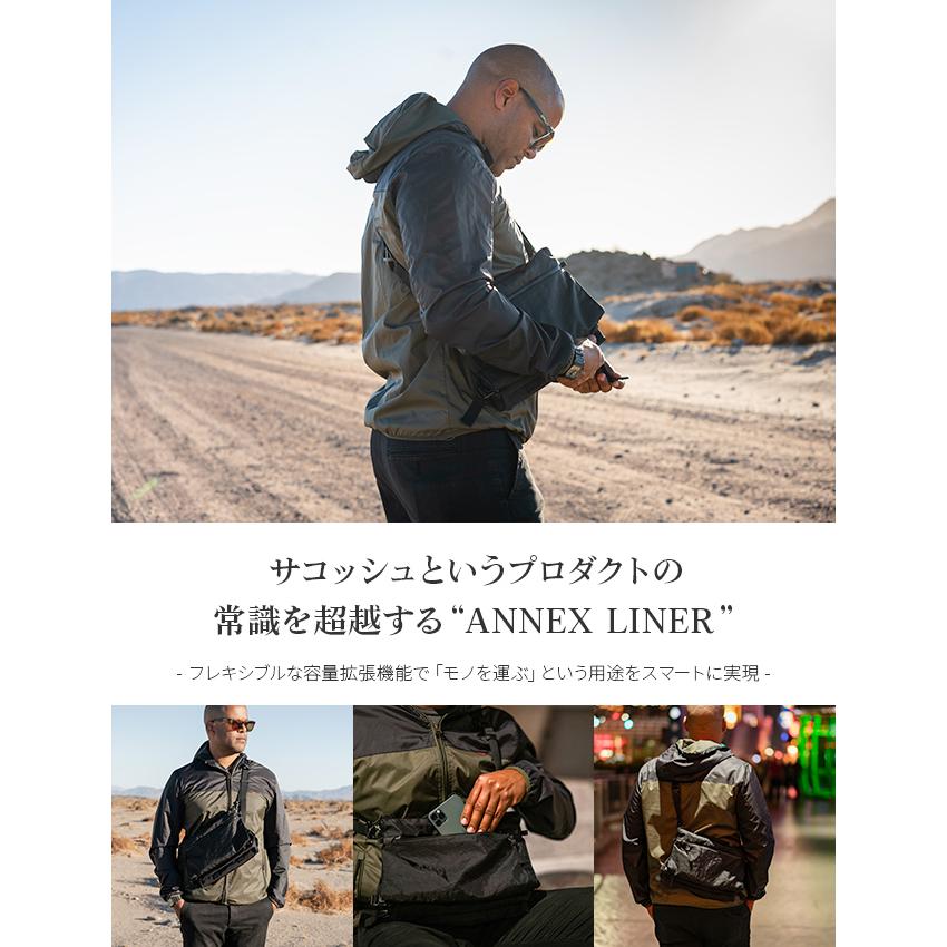 最大50% 2/15限定 コードオブベル CODE OF BELL サコッシュ ショルダーバッグ メンズ 大きめ 防水 annex-liner 211024 | CODE OF BELL | 02