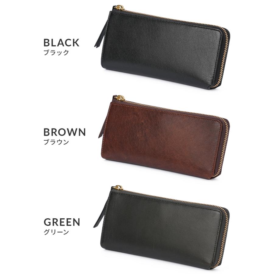 最大51% 2/17まで A_W アウ 長財布 メンズ レディース ブランド レザー 本革 大容量  軽量 薄型 薄い財布 L字ファスナー ロングウォレット LONG PURSE AP-001 | A_W | 05