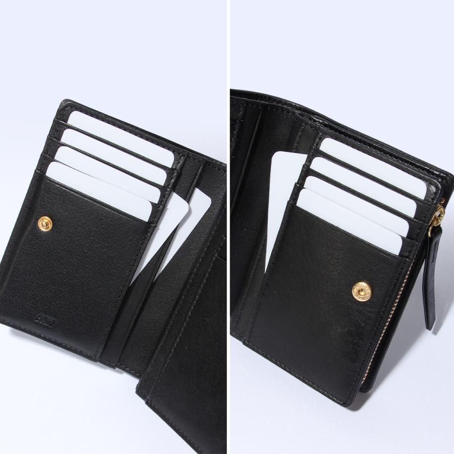 最大51% 3/30限定 A_W アウ 二つ折り財布 ミドル財布 メンズ レディース ブランド レザー 本革 大容量 軽量 ミドルウォレット BILLFOLD L ZIP PURSE M AP-002 | A_W | 11