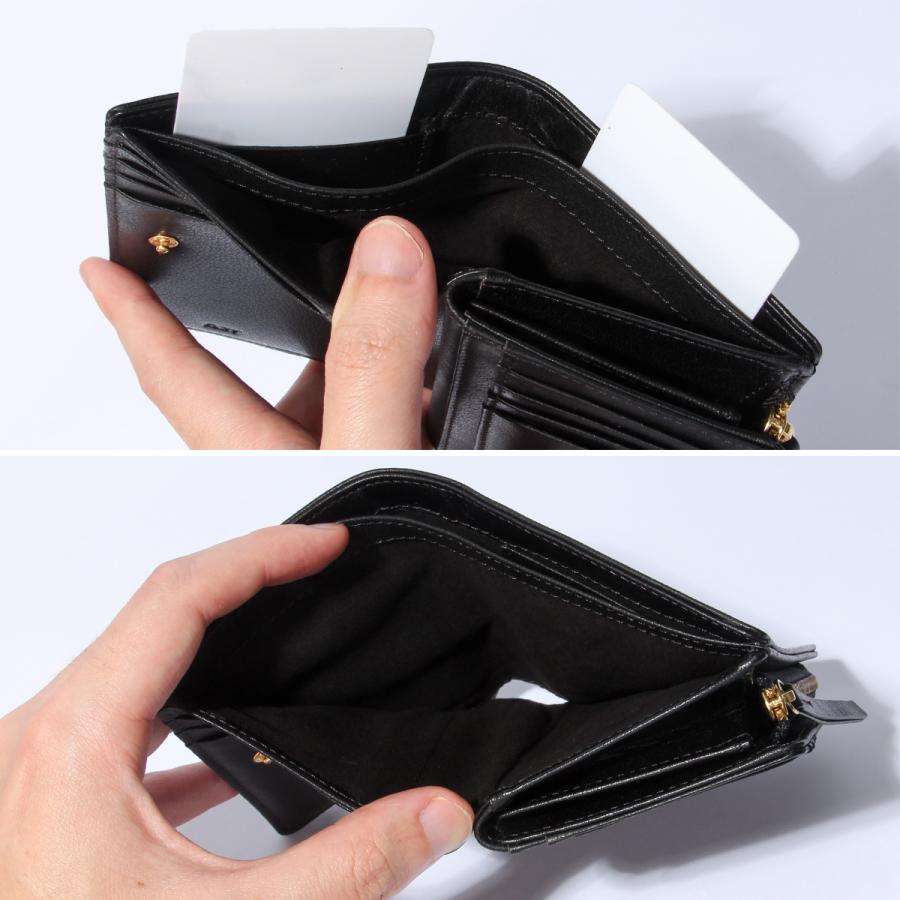 最大51% 2/17まで A_W アウ 二つ折り財布 ミドル財布 メンズ レディース ブランド レザー 本革 大容量 軽量 ミドルウォレット BILLFOLD L ZIP PURSE M AP-002 | A_W | 12