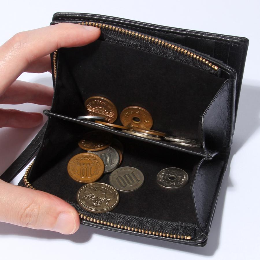 最大51% 3/30限定 A_W アウ 二つ折り財布 ミドル財布 メンズ レディース ブランド レザー 本革 大容量 軽量 ミドルウォレット BILLFOLD L ZIP PURSE M AP-002 | A_W | 15