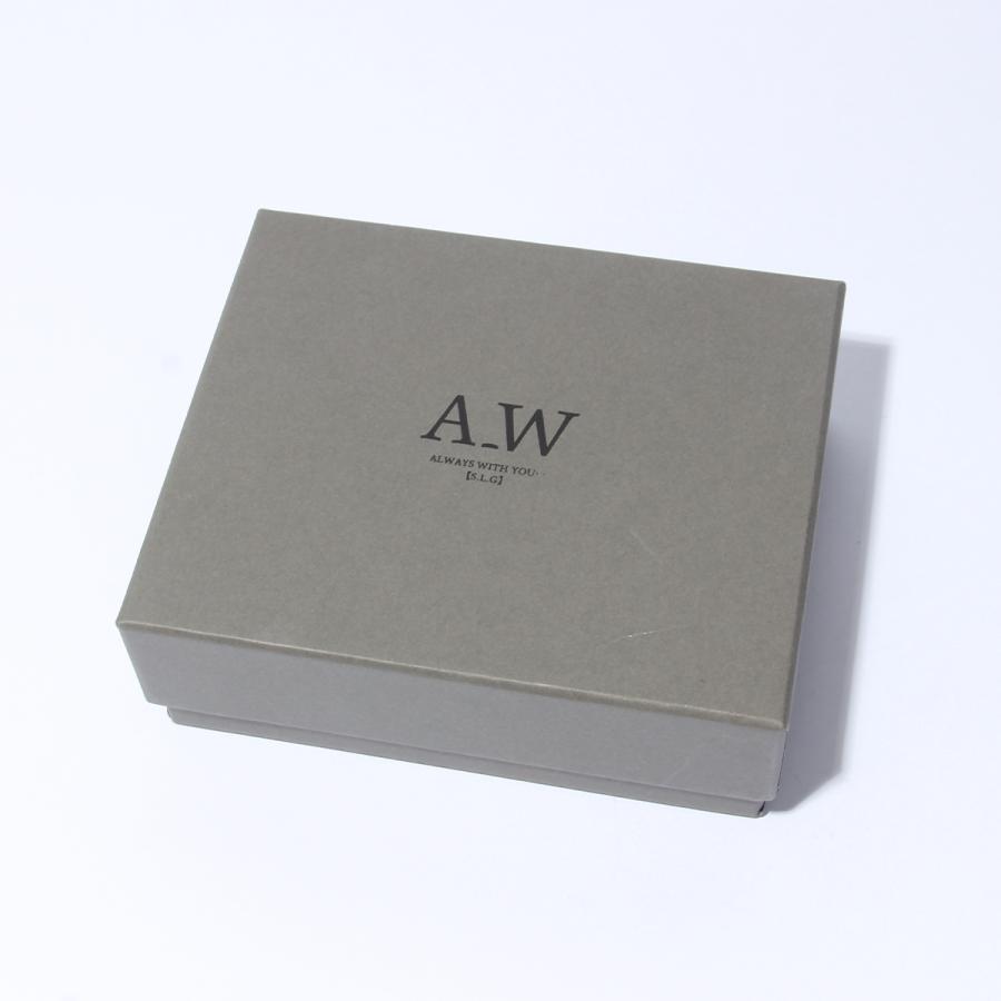 最大51% 2/17まで A_W アウ 二つ折り財布 ミドル財布 メンズ レディース ブランド レザー 本革 L字ファスナー ミドルウォレット BILLFOLD L ZIP PURSE S AP-003 | A_W | 17