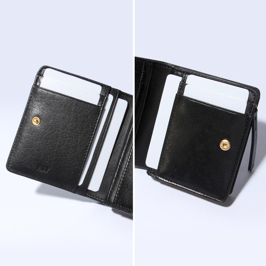 黒 合成皮革 二つ折り財布 カッズセレクト KAZZU SELECT 二つ折り財布 折り財布 メンズ