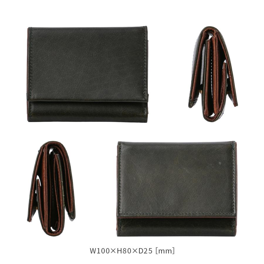 最大50% 8/5限定 A_W アウ 三つ折り財布 メンズ レディース ブランド レザー 本革 軽量 ボックス型小銭入れ ミニ財布 コンパクト TRIFOLD PURSE AP-004 | A_W | 06