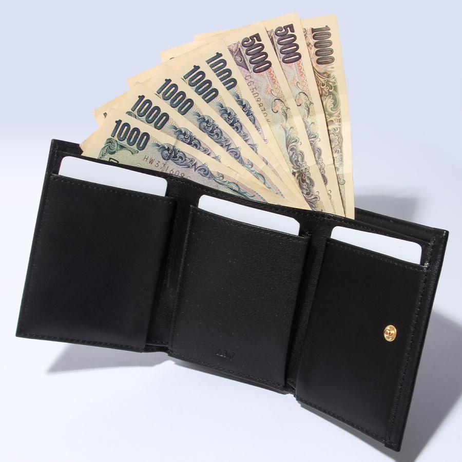 最大51% 3/11限定 A_W アウ 三つ折り財布 メンズ レディース ブランド レザー 本革 軽量 ボックス型小銭入れ ミニ財布 コンパクト TRIFOLD PURSE AP-004 | A_W | 08