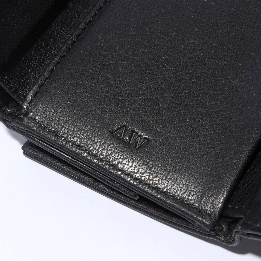 最大50% 8/5限定 A_W アウ 三つ折り財布 メンズ レディース ブランド レザー 本革 軽量 ボックス型小銭入れ ミニ財布 コンパクト TRIFOLD PURSE AP-004 | A_W | 10
