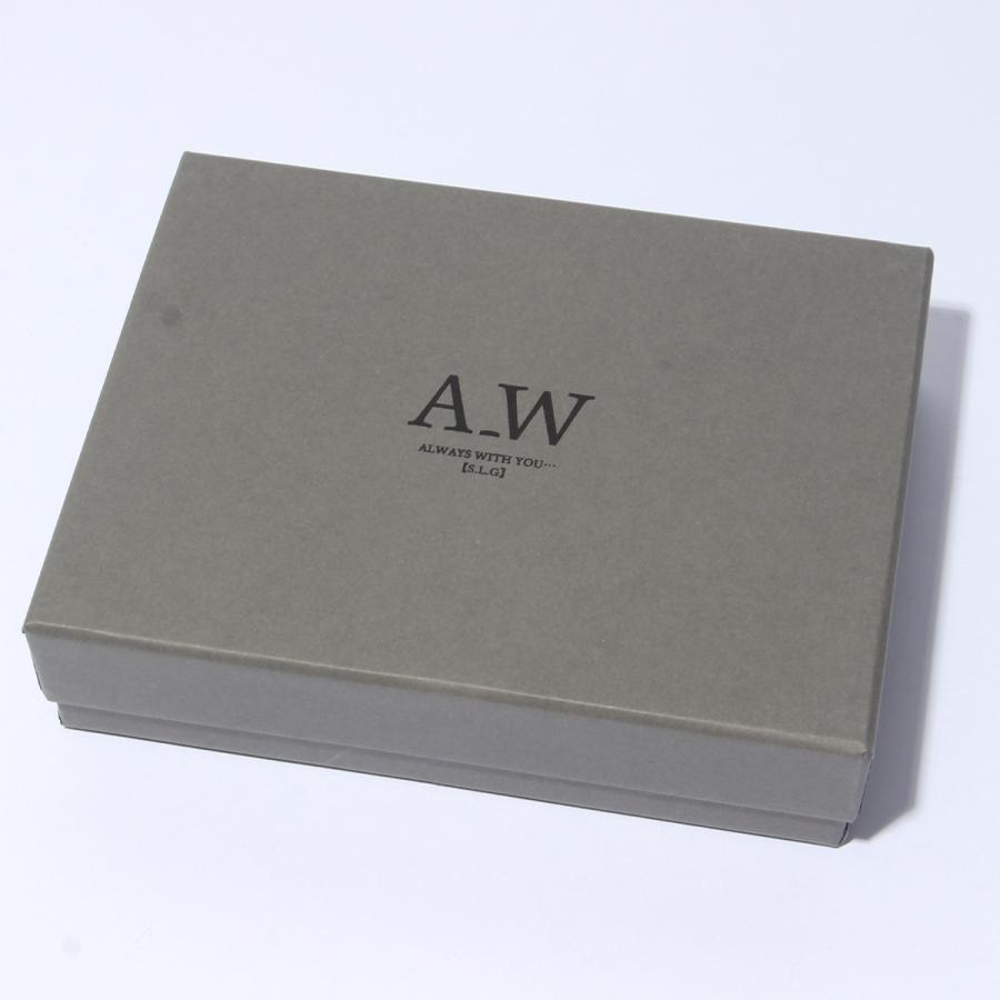 最大42% 3/30限定 A_W アウ マネークリップ 二つ折り財布 メンズ レディース ブランド レザー 本革 軽量 薄型 薄マチ 薄い財布 小銭入れ付き MONEY CLIP AP-006 | A_W | 17