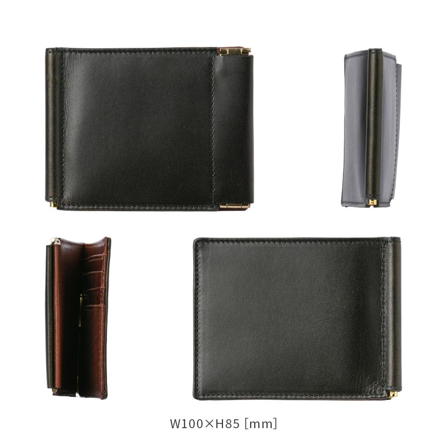 最大51% 12/28限定 A_W アウ マネークリップ 二つ折り財布 メンズ レディース ブランド レザー 本革 軽量 薄型 薄マチ 薄い財布 小銭入れ付き MONEY CLIP AP-006 | A_W | 06