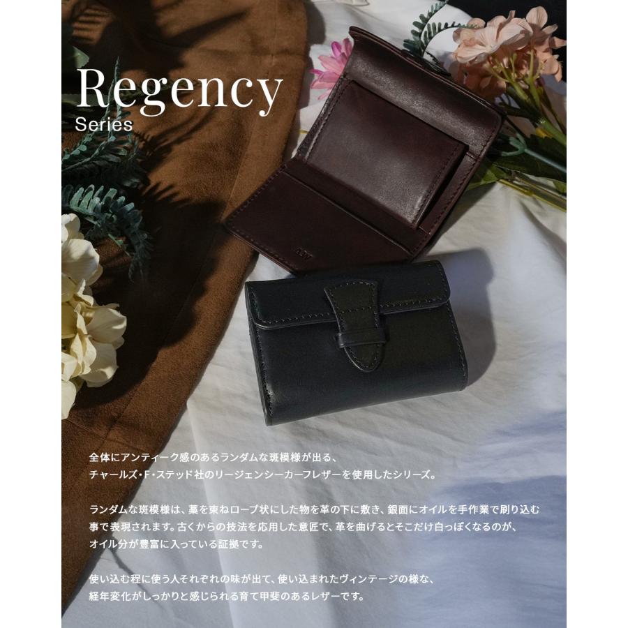 最大50% 8/7限定 A_W アウ 三つ折り財布 メンズ レディース ブランド レザー 本革 軽量 小さい財布 ミニ財布 コンパクト アウ リージェンシー Regency AP-015 | A_W | 03