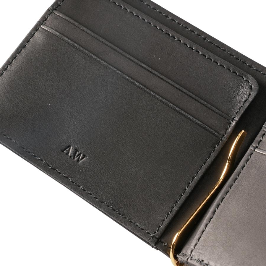 最大50% 8/7限定 A_W マネークリップ 二つ折り財布 メンズ レザー 本革 軽量 小銭入れあり アウ リージェンシー Regency BELT MONEY CLIP AP-016 | A_W | 12