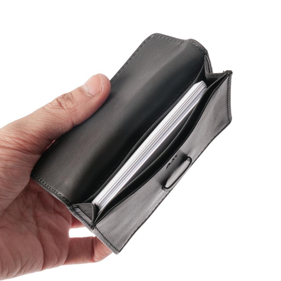 A_W 名刺入れ カードケース メンズ レディース ブランド レザー 本革 軽量 アウ リージェンシー Regency BELT CARD CASE AP-017 | A_W | 11