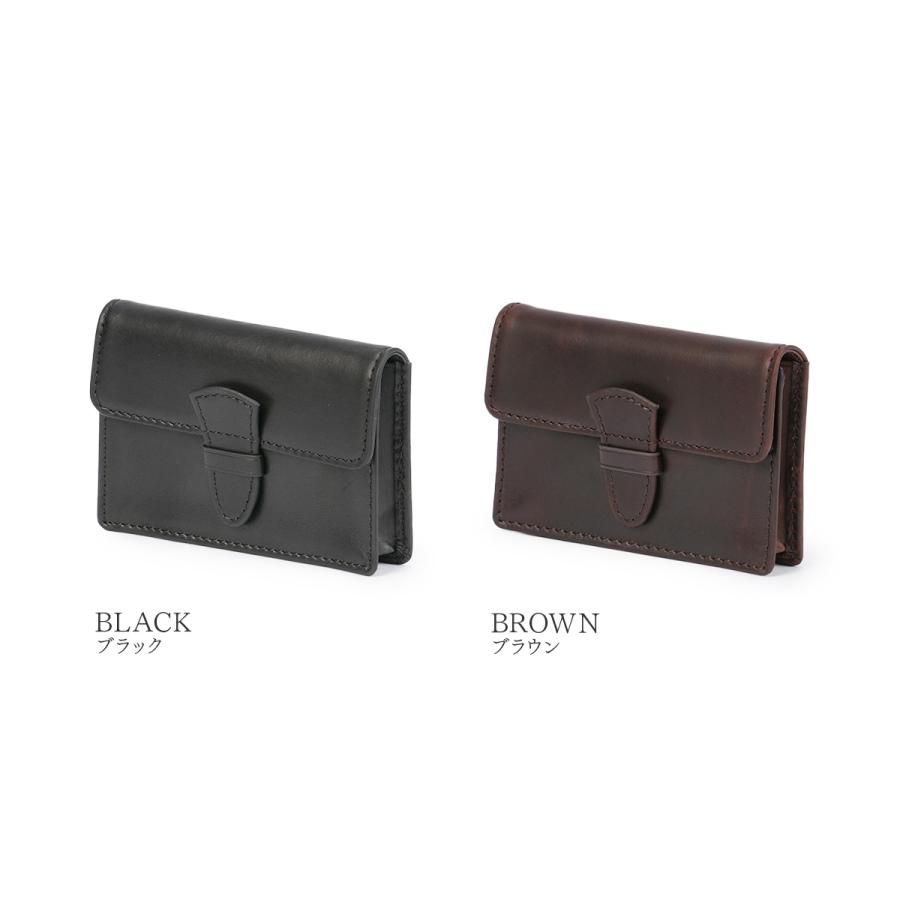 A_W 名刺入れ カードケース メンズ レディース ブランド レザー 本革 軽量 アウ リージェンシー Regency BELT CARD CASE AP-017 | A_W | 04
