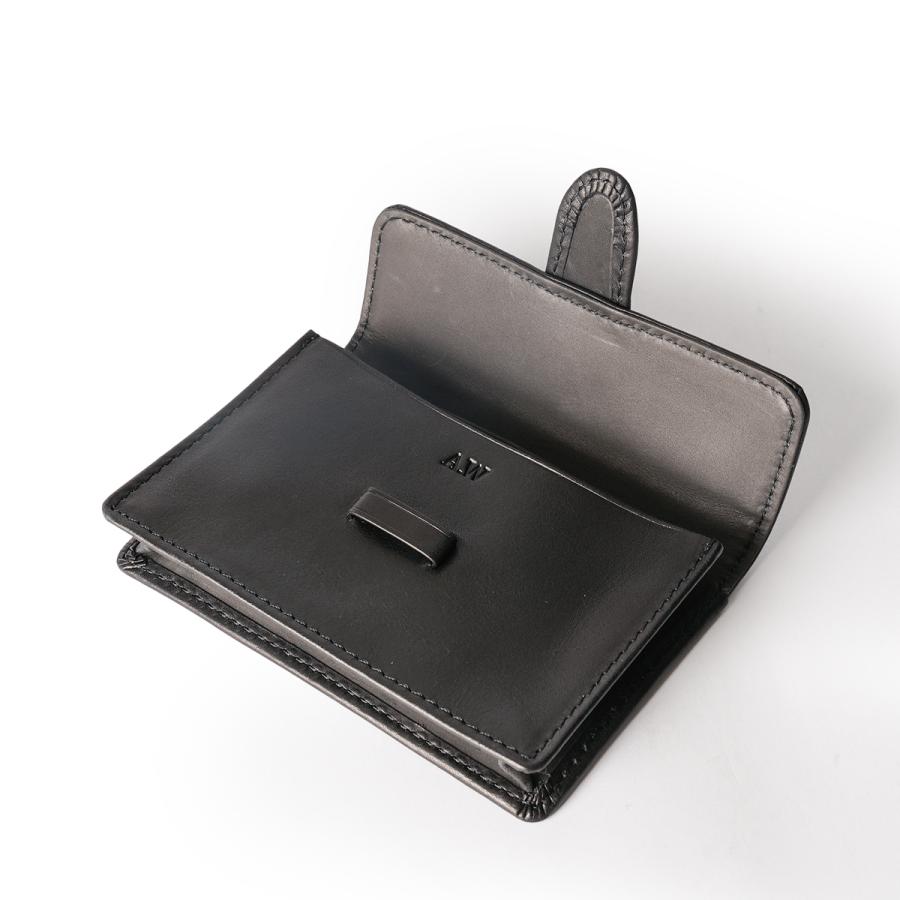 最大49% 5/1限定 A_W 名刺入れ カードケース メンズ レディース ブランド レザー 本革 軽量 アウ リージェンシー Regency BELT CARD CASE AP-017 | A_W | 08