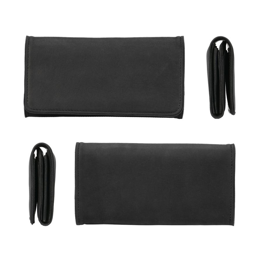 最大50% 4/25限定 A_W 長財布 メンズ レディース レザー 本革 大容量 薄型 薄い財布 かぶせタイプ ロングウォレット アウ ワックスドエルク  A_W AP-018 | A_W | 06