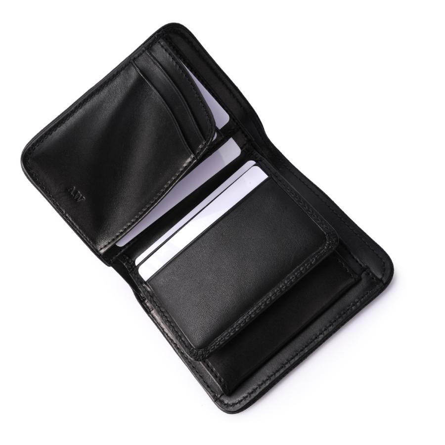 最大41% 1/25限定 A_W 二つ折り財布 ミニ財布 メンズ レディース レザー 本革 小さい財布 コンパクトウォレット アウ ワックスドエルク A_W Waxed Elk AP-019 | A_W | 11